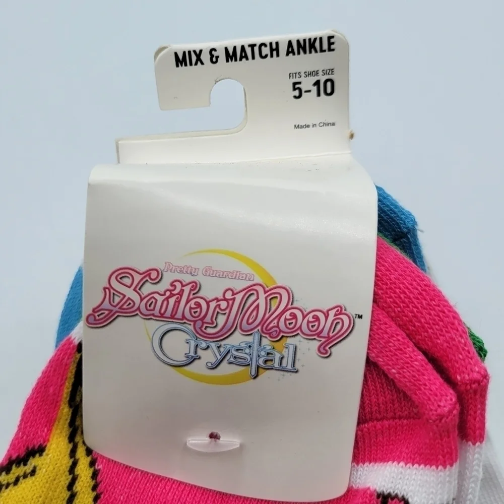 Bioworld Sailor Moon 5 pack Ankle Sock Set
